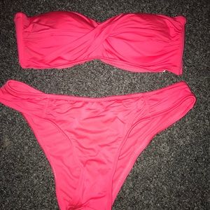 Pink bikini